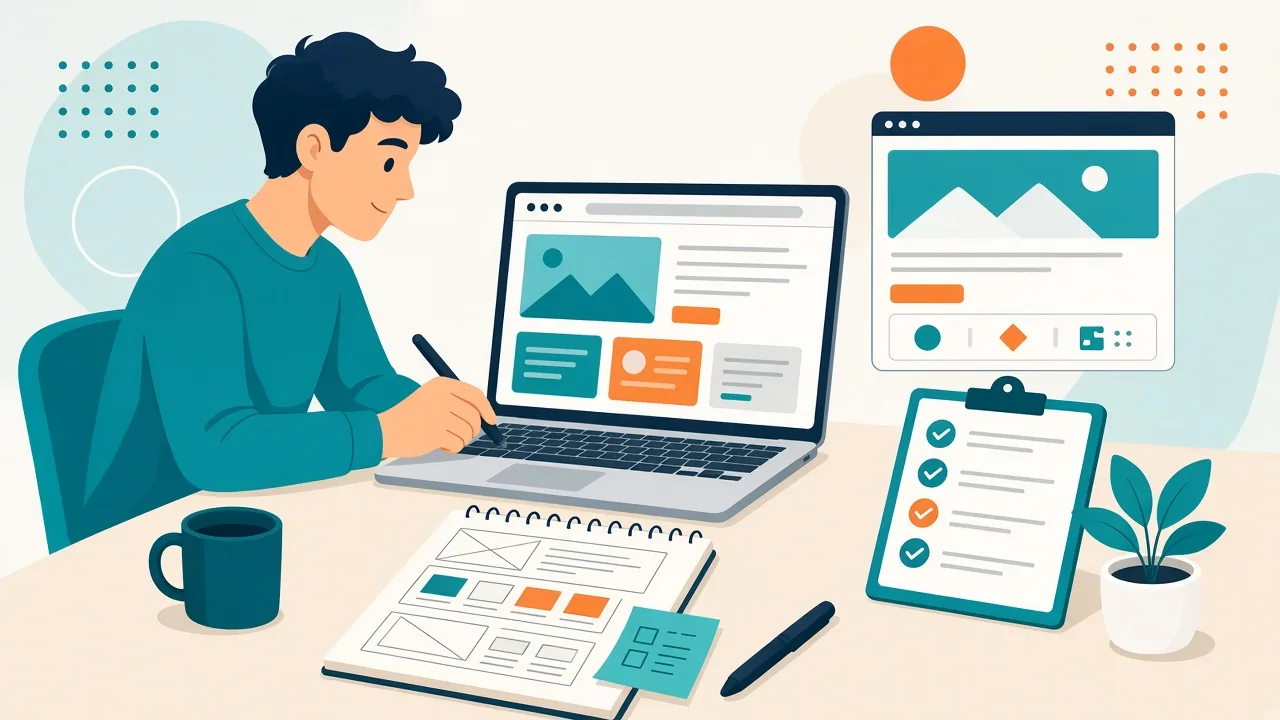 biaya pembuatan website UMKM dan jasa pembuatan website Malang: perencanaan layout paket website