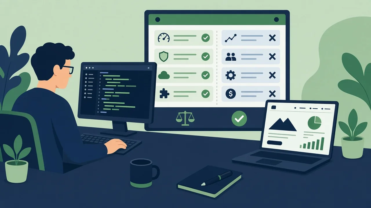 WordPress vs Laravel vs Next.js: memilih teknologi website bisnis